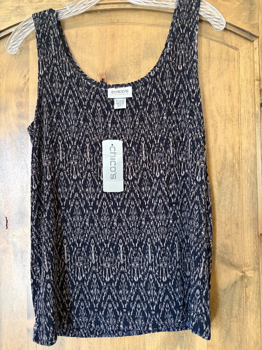 New with tags  Chico's Traveler's sleeveless top Size 1 Medium
